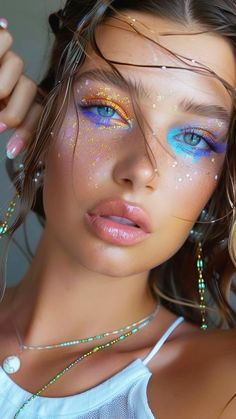 Romantic Wedding Makeup, Lost Village, Festival Face, Christmas Makeup Look, Holiday Makeup Looks, Fairy Makeup