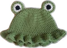 Cute Green Handmade Crafts, Cute Handmade Green Crafts, Cute Handmade Cotton Hat, Cute Handmade Green Crochet Hat, Cute Green Handmade Hats, Handmade Playful Green Hats, Casual Adjustable Crochet Hat Gift, Cute Green Hat One Size Fits Most, Cute Green Adjustable Hat