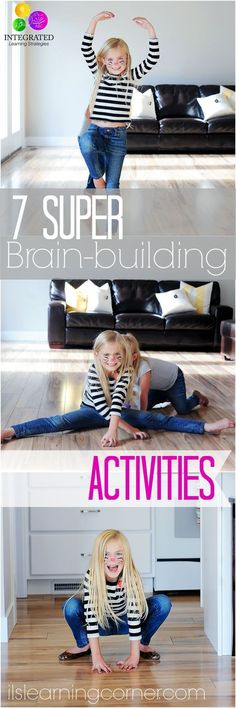 Gross Motor Activities For Kids, Integrated Learning, Gym Games, Brain Activity, Motor Skills Activities, Learning Tips, Ornaments Homemade