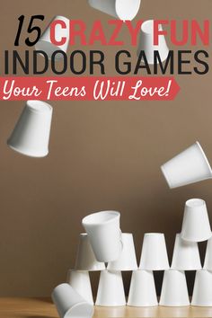 Indoor Party Games, Large Group Games, Teen Party Games, Youth Games, Youth Group Games, Sleepover Games, Activities For Teens, Teen Party