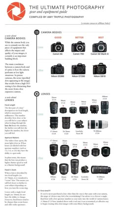 the ultimate guide to digital slr cameras info sheet for canon and sony camera owners