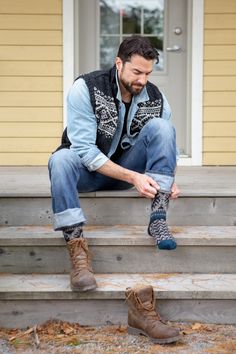 100% wool hand-knitted socks with a chevron pattern and Navajo-inspired motif. Lightweight and unlined for breathability and comfort. Perfect for après-ski or lounging in the cottage. One size for men, approximately size 9-11. 100% wool Handmade in Nepal Fair Trade Federation Member Dry clean/hand-wash only Travel Nepal, Thick Wool Socks, Lost Horizon, Knitted Socks, Thick Wool, Socks For Men, Men's Socks, Wool Handmade, Perfect Stocking Stuffers