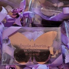 Butterfly Favors, Butterfly Magnet, Memorial Gifts, Adult Party Favors, Baby Shower Favors, Butterfly Acrylic Mirror, Baby Welcome Keepsake - Etsy