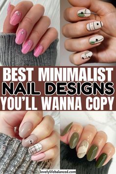 minimalist nail designs, minimal nails, coffin minimalist nail ideas, acrylic minimal nails, short minimalist nails, summer nails 2024 Classy Short Nails, Concert Nails