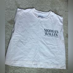 Brand New Size: Small Sleeveless Fit Morgan Wallen Tank Top, Morgan Wallen Shirts, Morgan Wallen Concert, Morgan Wallen, Dream Wardrobe, Tank Top, Womens Tops, Tops & Tees, Tank Tops