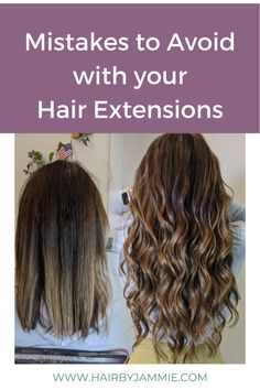 Hair Extension Care, Hair Extensions Before And After, Haircare Tips, Hair Extensions For Short Hair, Hair Mistakes