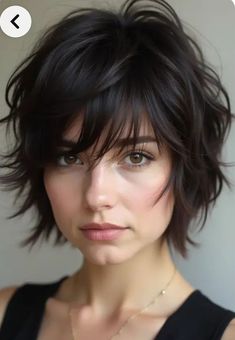 Short Haircuts With Bangs And Layers, Pixie Hair With Bangs, Wispy Bangs Haircut, Soft Pixie Haircut, Long Pixie Cut With Bangs, Feathery Bangs, Bangs Haircut Ideas, Trend Hairstyle, Bangs Haircut