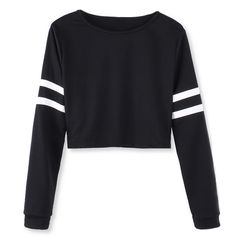 Black And White Crop Tops, Look Legging, Black And White T Shirts, Baseball Women, Crop Top And Shorts, Womens Black Dress, Trendy Tshirts