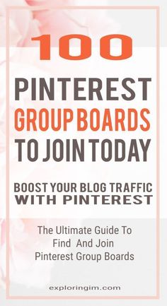 the pinterest group boards to join on pinterest for your blog or website