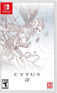 the box art for cytus & tm's new nintendo switch console game