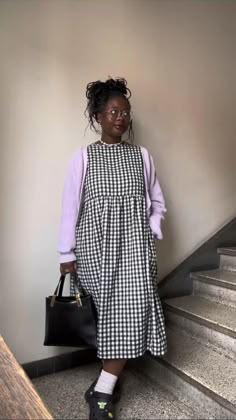 Teaching Outfits 2024, Black And White With Pop Of Color Outfit, Copenhagen Style Plus Size, Teacher Assistant Outfit Elementary, Casual Maximalist Outfits, Quirky Work Outfit, Quirky Teacher Outfits, 90s Teacher Outfits, Fun Office Outfits