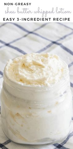 Making your own lotion is so easy and much healthier for your skin. This homemade shea butter lotion recipe is non-greasy, cost-effective, and extremely moisturizing for dry skin. With just a few ingredients you can whip up this simple shea butter lotion. #sheabutter #diylotion #homemadebodybutter #sheabutterlotion Shea Butter Lotion Recipe, Homemade Lotion Recipe, Shae Butter, Shea Butter Recipes, Whipped Lotion, Shea Butter Lotion