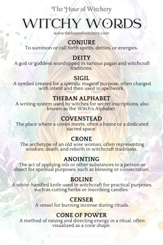 Nordic Witchcraft, Witch Basics, Glamor Magic, Witchy Rituals, Witchy Words, Fairy Spells, Witches Alphabet, Wiccan Quotes, Wicca Recipes