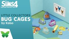 the little collector's bug cages by kriso are on display in this video game