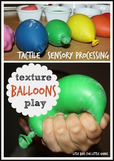 there are different types of balloons that can be used as play doughnuts for kids