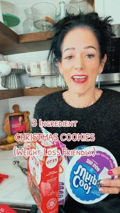 Tonya Spanglo on Instagram: "Easiest 3 Ingredient Weight Loss Friendly Christmas Cookies🎄🎄🎄🎄 #cooking #baking #holidaytreats #christmas #cookies #weightloss #keto #yummy #easyrecipes" Tonya Spanglo Recipes, Tonya Spanglo, Christmas Candy Recipes, Christmas Cookies Easy, Baking Cookies, Healthy Sides, Keto Dessert Recipes