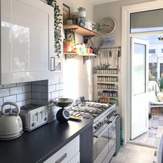 the kitchen is clean and ready to be used as a cooking area for people to cook