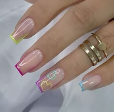 Manicured Nails, Nails Yellow, Fancy Nails Designs, Work Nails, Nail Art Designs Videos, Short Acrylic Nails Designs, Pink Acrylic Nails, Floral Nails, Fancy Nails