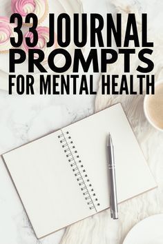 Journal Prompts For Mental Health, Health Journal, Guided Journal, A Notebook, Mental Wellness, Emotional Health, Health Issues