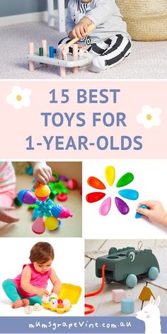 15 best toys for 1-year-olds Trying to find the best toys for 1 year olds? From shape sorters and ride-ons to colourful toys for sensory play, discover the perfect gifts with our handy list of toys for 1 year old boys and girls. #toysfor1yearold #babytoys #personalisedbabygifts #babyboygifts #babygirlgifts #christmasgiftideas #mumsgrapevine