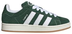 Campus 00s Shoes, 00s Shoes, Green Trainers, Adidas Campus 00s, Dr Shoes, Adidas Trefoil, Adidas Sneaker, Adidas Campus, Mens Lifestyle