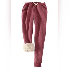 Fabric:These Athletic Fleece Jogger Pants Are Made With High Quality Cotton Blend Fabric With Cozy Sherpa Inside, Fuzzy And Thick,It Is Super Warm Even In Snowy Days Style:Women's Fleece And Thick Sweatpants,It's A Loose Casual Style, The Flannel Wool Pants Have Sweet Pink,Energetic Blue,Lovely Green,Etc,Add Charm To You,It Is Also A Ideal Christmas Or Birthday Gift For Your Mother, Wife, Daughter And Maternity Wearing Occasion:Active Cashmere Jogger Pants Is Suit For Daily Wear, Sport,Travel Womens Winter Pants, Hem Leggings, Cashmere Pants, Warm Pants, Winter Pants, Long Trousers, Mens Dress Pants, Womens Fleece, Wool Pants