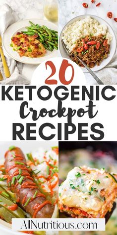 If you have a slow cooker in your kitchen you will love these delicious ketogenic crockpot recipes to help you stay in ketosis. These wonderful low carb crockpot meals are super easy to make even for beginner keto chefs. #Ketogenic #Crockpot