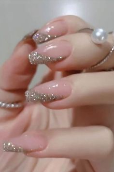 Pastel Design, Pink Gel, Shiny Nails, Nail Art Wedding, Nail Designs Glitter, Prom Nails, Nail Polishes