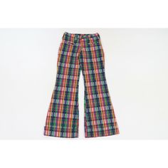 Vintage 70s Rockabilly Womens Size 27 Multicolor Plaid Flared Bell Bottom Pants Womens Pants 9 Inch Rise. 17 Inches Flat Across Hips Womens Size 27 (No Size Tag, Check Measurements) Measurements Are: 31 Inch Inseam 40 Inches From Top To Bottom 13.5 Inches Across The Waist Laid Flat Multicolor Cotton Us Shipping Is Free Also I Am Part Of The Global Shipping Program. Check Out My Other Items In My Store! V353 Womens Pants, Bell Bottom Pants, Vintage Pants, Bell Bottom, Bell Bottoms, Vintage 70s, Size Tag, Pant Jumpsuit, Vintage Ladies