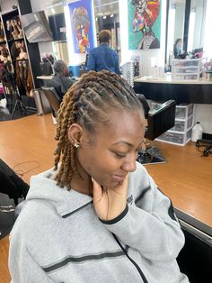 Flat Twist On Locs, Loc Barrel Style Women, Flat Twist Locs, Flat Twist Loc Styles, Twist Locs, Locs Journey, Starter Locs, Updo Styles