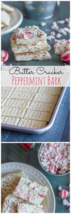 peppermint bark is an easy to make dessert that's perfect for christmas