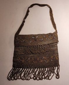 Purse Trends, Micro Beads, Fringe Purse, Victorian Gold, Beaded Handbag, Beaded Collar, Evening Purse, Vintage Purses, Beaded Purses