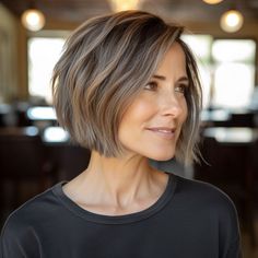 Elegant Short Hairstyles, Free Hairstyles, Lob Haircuts, Hairstyles For Women Over 50, Lob Haircut, Short Choppy Hair, Mom Hairstyles