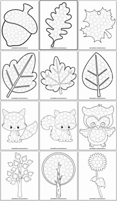 the printable worksheet for leaf shapes and their corresponding leaves are included in this set