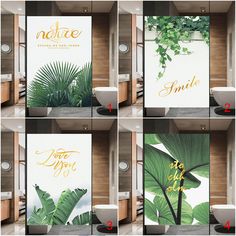 there are many different images of plants in the same room, each with their own name