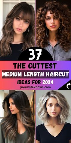 Medium Length Haircuts Straight, Trendy Curtain Bangs, Short Angled Bobs, Layered Thick Hair, Medium Length Haircuts, Chin Length Haircuts, Medium Hair Styles For Women, Fine Straight Hair, Medium Length Haircut