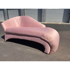 This chaise is custom made in 1980s with the high-quality silky fabrics.  The chaise is still in its original fabrics and is in fabulous condition. The original owner took great care of this piece of art, I'd consider. Pink Shower Aesthetic, 80s Basement, 80s Home Aesthetic, Boujee Home, Pink Chaise, Art Pink Wallpaper, Blush Pink Bedroom Decor, Pink Home Aesthetic, Blush Pink Bathroom