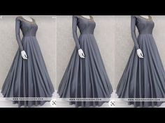 umbrella gown cutting/long frock dress cutting stitching/floor length gown ki cutting/frock gown cut - YouTube Frock Sewing Patterns, Simple Umbrella Frock Design, Umbrella Frock Design For Women, Simple Long Gown, Umbrella Cut Kurti, Umbrella Gown, Umbrella Kurti Design, Full Frock, Umbrella Frock