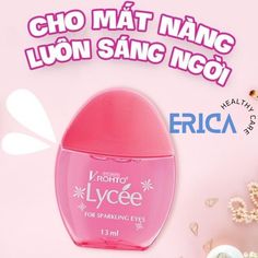 V Rohto Lycée13ml – VRohto Eye Drops for Sparking Eyes, Improves Red Itchy and Tired eye relief - Thuoc nho mat VRohto PACKING: 6 Boxes V.Rohto Lycée 13ml  Features details Rohto Lycee α is an eye drop that contains ingredients that are good for girls This eye drop contains corneal treatment ingredient (Chondroitin sulfate Natrium), moisture ingredient (HEC), and it can be used smoothly any where any time because the nozzle is designed 'free angle nozzle' It can temporarily relieves discomfort due to minor irritations of the eye or exposure to wind or sun. In addition, this eye drop works as a protection against further irritation or to relieve dryness of the eye! The eye drop does not have any coloring agent, the pink color liquid is due to the Vitamin B12 contained in this eye drop. Co Rohto Eye Drops, Eye Drop, Sparkling Eyes, Eye Drops, Vitamin B12, The Eye, The Pink, Pink Color, Health And Beauty