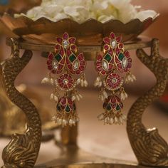 Shop Indian Silver Earrings - 925 Silver Jewelry | Paksha Desi Jewellery, Bridal Choker, Bangles Jewelry Designs, Secret Gardens