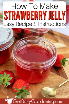 how to make strawberry jelly recipe and instructions