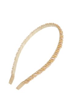 Add a touch of elegance to your hair accessories with the Madrid Skinny Beaded Headband for Women by L. Erickson. This shimmering headband is designed to effortlessly enhance your hairstyle with its delicate beaded design. Perfect for most hair types, it offers a comfortable and secure fit, making it an ideal choice for both everyday wear and special occasions. Crafted from high-quality metal and plastic beads, this headband combines durability with a chic, stylish look.Measuring just 1/4" wide, the Madrid Skinny Headband is a versatile accessory that can complement any outfit. Its sleek and thin profile ensures it sits comfortably on your head without causing discomfort, while the intricate beaded details add a touch of sparkle and refinement. Whether you're looking to keep your hair in p Bridal Workout, Hair Accessories Ponytail, Headband For Women, Padded Headband, Beaded Headband, Claw Hair Clips, Your Hairstyle, Eyeglass Chain, Hair Sale