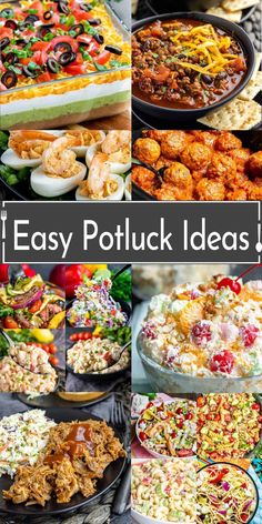 easy and delicious potluck ideas