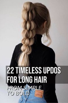 Updos For Long Hair Extensions, Cute Updo Long Hair, Best Updos For Long Hair, Quick Updo Long Hair, Easy Ways To Put Up Long Hair, Thick Long Hair Updo Easy, Easy Long Updo, Thick Hair Dos, Easy Updos Long Hair