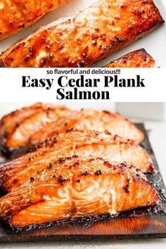 Cedar Plank Salmonan easydelicious cedar plank salmon recipe with optional marinadeSo easy and perfect for summer Grilled Salmon On Wood Plank, Cedar Salmon Recipes, Salmon Grilled Recipes Cedar Plank, Cooking Salmon On Cedar Plank On Grill, Best Way To Grill Salmon, Salmon On A Cedar Plank Grilling, Salmon On Cedar Plank In Oven