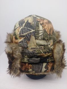 Hunting Warm Ear Flap Hunter Trapper Hat Winter Snow Cap Dakota Dan Insulated (A. Winter Hunting Hats With Adjustable Fit, Adjustable Winter Hunting Hat, Winter Hunting Cap, Insulated Cap For Outdoor, Insulated Outdoor Cap, Winter Military Hat With Curved Brim, Military Style Short Brim Winter Hat, Hunting Hat, Outdoor Cap