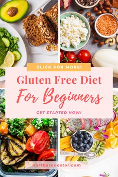 Gluten Free Diets For Beginners, Gluten Free Diet For Beginners Meal Plan, Gluten Diet For Beginners, Gluten Free Beginners Guide, Gluten Free Day Of Eating, Gluten Free Diet Plan For Beginners, Beginner Gluten Free Meal Plan, Celiac Diet Plan, Gluten Free Beginner