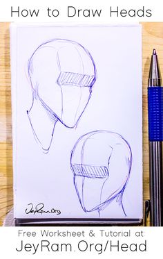 how to draw heads for beginners