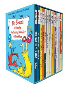 dr seuss's ultimate beginning reader collection books 1 - 6 in blue case