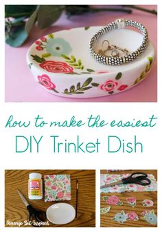 how to make the easier diy tinker dish